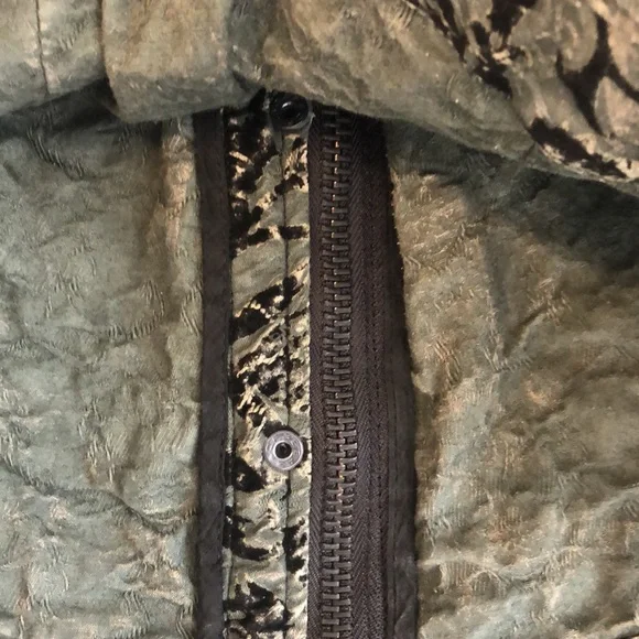 Free People Black and Tan Patterned Jacket - Picture 8 of 9